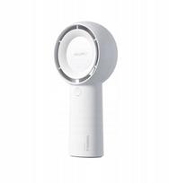 Jisulife rankinis ventiliatorius Life5 Plus 4000mAh Portable Mini Blower USB Fan – baltos spalvos
