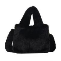 Solid Color Casual Plush Women's Shoulder Bag  Fashion Retro Crossbody Bags Versatile Commuter Sweet Women's Bag