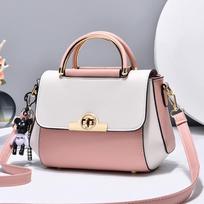 Bag Women's 2025 Color Matching Women's Bag Fashion Women's Bag One Shoulder Crossbody Bag Premium Handbag Small Square Bag