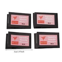 Embroidery needle and thread tools, blunt-headed cross-stitch needles No. 22, No. 24, No. 26, a pack of 25 pieces. No. 26