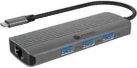 ICY BOX nešiojamųjų kompiuterių prijungimo stotelė, 6 viename, PD1, 1xUSB-C, 3xUSB-A, 1xHDMI, 1xVGA, 100W
