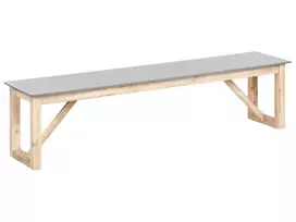 Sodo suolas NOTTERI 180 cm pilkas betonas