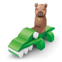 Kapibara Plytos Lėlė Kawaii Gyvūno Lėlė Kapibara Vaikams Vaikų Dovana Mini Veiksmo Figūrėlės Statybinės Plytos Vaikams