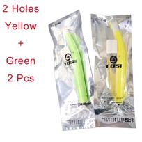 1/2Pcs Disposable Dental High Speed Handpiece 2/4 Holes Anti-Infection Single Water Spray Air Turbine Contra Angle