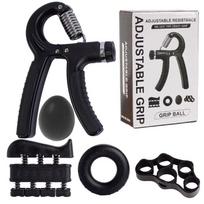 Unisex Grip & Hand Strength Trainer Set for Arm, Wrist, Finger Rehab & Exercise