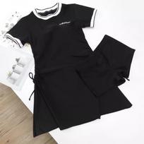 Korean 2025 Sporty Slimming Super Fairy Women's Two-piece Conservative Skirted Swimsuit Medium