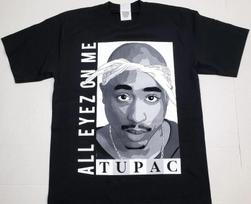 Tupac Shakur T-shirt 2Pac Rap Hip Hop Legend Men's 100% Cotton Tee 3XL