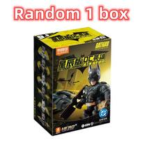 1/12Pcs Blokees DC Hero Batman Constructing block stitching toy Batmobile action figure Collectible Child Christmas Present black