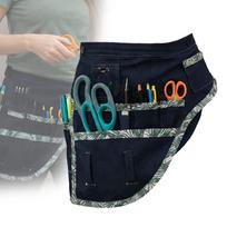 Multi-sewing Tool Storage Belt Multi-Pocket Waist Bag with Adjustable Belt Threads Needles Scissors Measuring Sewing Storage