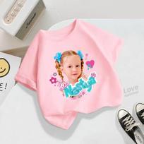Lovely Like Nastya T Shirt Kids Summer Short Sleeve T-shirt and Shorts 2pcs Sets Toddler Girls Outfits Children Casual Sportsuit 140