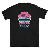 Santa Cruz Beach California Vintage Surf Vacation Unisex TShirt Unisex T-Shirt L