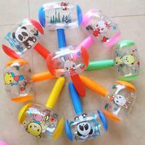 12Pcs PVC Beach Party With Bell Inflatable Hammer Air Hammers Kids Toys Inflated Toy 12Pcs-Random Color