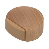 Round Mute Silent Block Wooden Door Stopper Wall Floor Furniture Protection Anti-Collision Door Rear Stop Wooden Door Stop