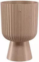 Vazonas FORM PLASTIC Keli Mika Eco Wood 18cm Rudas