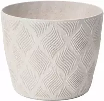 FORM PLASTIC Gėlių vazonas Flow Petit Eco 17 cm, baltas