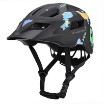 Dviratininkų šalmas vaikams Wozinsky HT-45CS, juoda sp., S