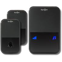 Wireless doorbell 2U199-BB 2T1R Black
