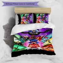 miraculous ladybug cartoon Printed 3PCS Bedding Set Soft Breathable Duvet Cover Pillowcases Set Washable Bedroom Decor Home Gift 135cm*200cm