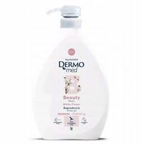 Żel pod prysznic z dozownikiem beauty białe kwiaty 1l - dermomed
