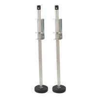 2PCS Adjustable Ladder Leveler 60cm Ladder Leveling Feet for Stable Platform and Ground Level Alloy steel + rubber