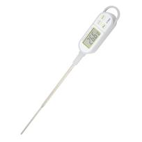 Food Thermometer IPX6 Waterproof Data Lockable Probe Thermometer for Meat Grill Oven ‑50 to 500°C ABS, stainless steel