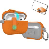 Sihuan Ke Apple AirPods Pro 3 Case Matte Magnetic Auto-Flip Cover AirPods Pro 3 War God Orange