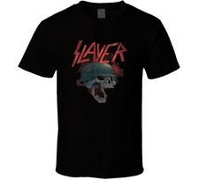 Rock Metal Band Slayer Skull Logo T Shirt XL