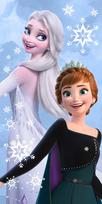 Frozen Children'S Towel Frozen Cotton Large Elza Anna