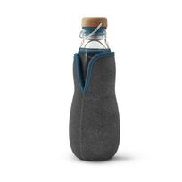 Eau Good Black+Blum Glass Water Bottle with Case (Teal)