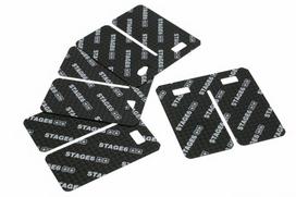 Diaphragm plates for Stage6 VForce3 valve, 45°, 0.35mm, carbon