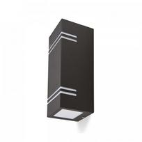 Garden wall lamp 2xGU10 IP44 black
