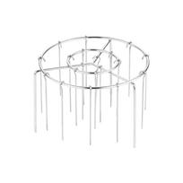 Fryer Grill – Stainless Grill Skewer Grill With Round Hanging And Vertical Skewers One Size