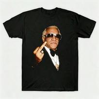 Vintage Retro Redd Foxx Middle Finger Portrait Graphic T-Shirt Sanford and Son C Unisex T-Shirt S