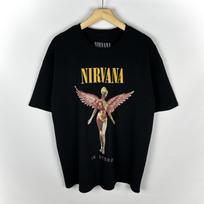 Men’s Nirvana Rock Band In Utero Album Short Sleeve T Shirt Size XL Black 2020 Unisex T-Shirt XL