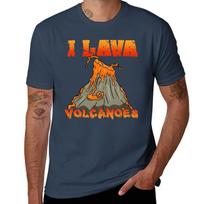 I Lava Volcanoes Tshirt Festive Simple Tshirt S