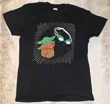 Star Wars The Mandalorian Baby Yoda Graphic Tshirt Mens Medium Movie Unisex T-Shirt XL