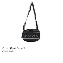 PUMA Artificial Leather Crossbody Bag, Shoulder Bag Unisex Black 077391-01 One Size 1