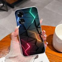 For OPPO Reno12 Pro A59 5G A60 Realme C61 C63 Phone Case Cover Pretty Starry Sky High Quality Screen Protector Soft Silicone Transparent Housing Capas Oppo A60 4G