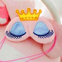 1X Eyes Cover Princess Crown Style Travel Sleeping Blindfold Shade Eye Mask