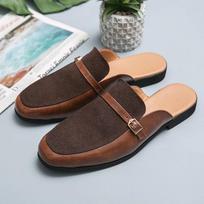 Mulai Vyriški Odiniai Batai Vasariniai Laisvalaikiai Šlepetės Sandalai Vyriški Batai Užsegami Vyriški Loafers Madingi Vyriški Plokšti Mokasinai Balta Juoda 38