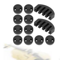 Rubber Violin Practice Mute Set Mufflers Professional Musical Instrument Parts Portable 2