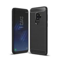 Case - Carbon - SAMSUNG GALAXY S9 PLUS - Ultra Resistant - Flexible - Black juoda