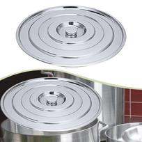 Nerūdijančio plieno keptuvės dangtis, indų dalis, atsparus karščiui, lengvai valomas, keptuvės, puodo dangtis kepsninei 40cm inner diameter