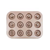 12/24 Spurgų Kepimo Formos Anglinio Plieno Mini Spurgų Forma Nelipni Spurgų Pyrago Kepimo Skarda Muffinų Kepimo Indai Lengva Naudoti A beige