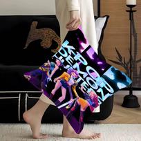 Kpop Demon Hunters Pillow Case Personalized Pillow Cover Kids Bedroom Wild Party Decor Pillowcase Kid Birthday Shower Gift double sided printing:30x30 cm