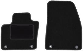 Black front floor mats for: Volvo XC40 crossover (2017-)