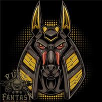 26 Anubis Egyptian God Mens Light Cotton T-Shirt Unisex T-Shirt XL