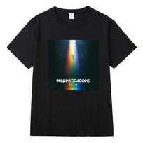 Imagine Dragons Concert Support Around LOOM The Same Shortsleeved cotton Tee Mens and Womens Clothing High Quality S