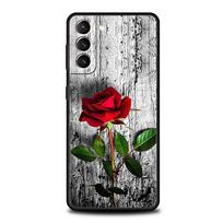 Flower Red Roses Cool Fashion Phone Case For Samsung Galaxy S24 S23 S22 S20 Ultra S21 FE 5G S10 S9 Plus S10E Soft Silicone Cover Samsung S23 FE