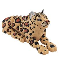 Lovely 3D Printed Snow Leopard Model Simulation Multi-joint Movable Wild Animals Figurines Miniatures Home Decoration Crafts Figurines 21CM